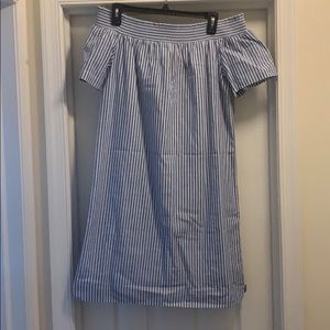 Off the shoulder J Crew dress
